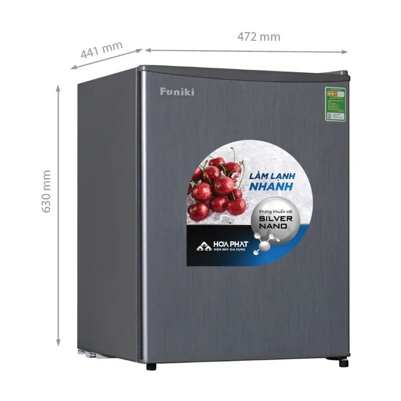 Tủ Lạnh 1 cánh mini 74 Lít Funiki FR-71CD 5 Kích thước tủ Lạnh 1 cánh mini 74 Lít Funiki FR-71CD