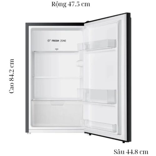 Tủ Lạnh 1 cánh mini 94 Lít Hisense HR09DB 7 Kích thước tủ Lạnh 1 cánh mini 94 Lít Hisense HR09DB