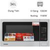 Lò vi sóng Toshiba ER-SGS34(S1)VN 34 lít 2 Lò vi sóng Toshiba ER-SGS34(S1)VN 34 lít
