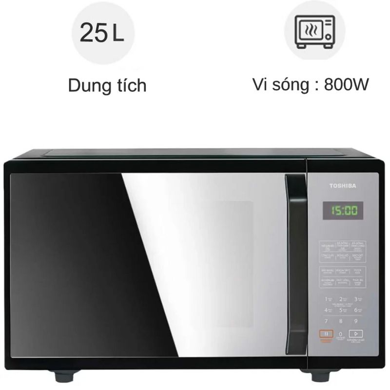 Lò vi sóng Toshiba MM-EM25PE(BM) 3 Lò vi sóng Toshiba MM-EM25PE(BM)
