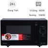 Lò vi sóng Toshiba MW2-AG24PC(BK) 24 lít 2 Lò vi sóng Toshiba MW2-AG24PC(BK) 24 lít