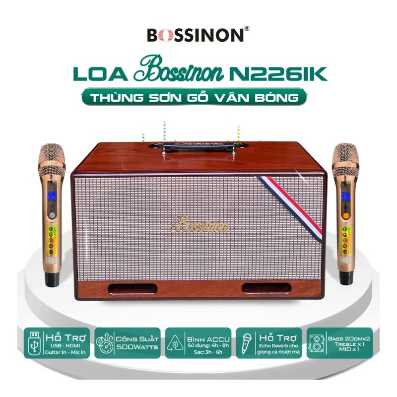 Loa Xách Tay Bossinon N2261K 2 Loa Xách Tay Bossinon N2261K