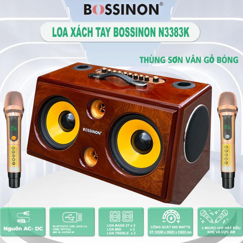 Loa Xách Tay Bossinon N3383K 2 Loa Xách Tay Bossinon N3383K