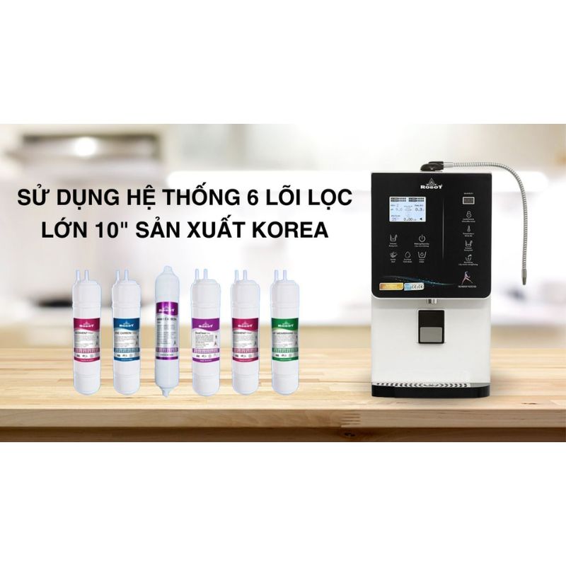 Máy lọc nước Robot IonQueen 129C 5 Lõi lọc máy lọc nước Robot IonQueen 129C