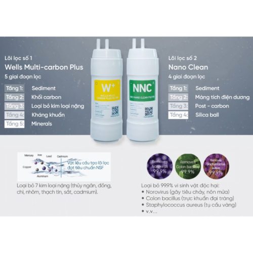 Lõi máy lọc nước Wells The One White
