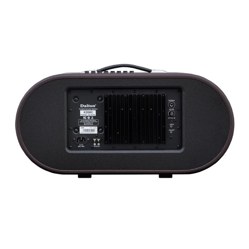 Loa Karaoke Xách Tay Dalton K208C 5 Mặt sau Loa Karaoke Xách Tay Dalton K208C