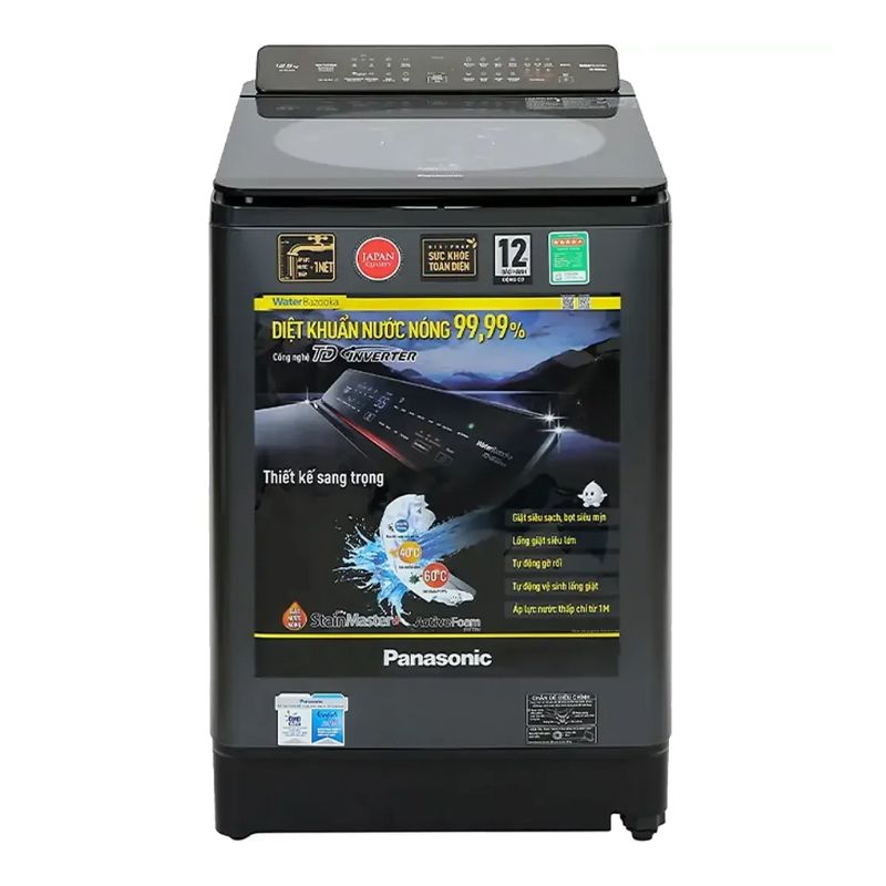 Máy Giặt Panasonic Inverter 12.5 Kg NA-FD125V1BV cửa trên 3 Máy Giặt Panasonic Inverter 12.5 Kg NA-FD125V1BV cửa trên