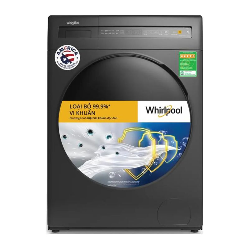 Máy Giặt Sấy Whirlpool Inverter Giặt 9.5 Kg - Sấy 7 Kg WWEB95702FG 3 Máy Giặt Sấy Whirlpool Inverter Giặt 9.5 Kg - Sấy 7 Kg WWEB95702FG