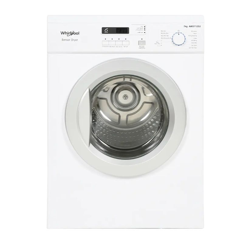 Máy Sấy Thông Hơi Whirlpool 7 Kg AWD712S2 3 Máy Sấy Thông Hơi Whirlpool 7 Kg AWD712S2