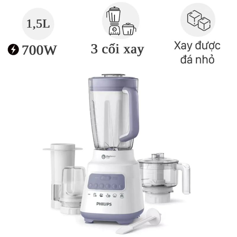 Máy xay sinh tố Philips HR2223 700W 3 Máy xay sinh tố Philips HR2223 700W
