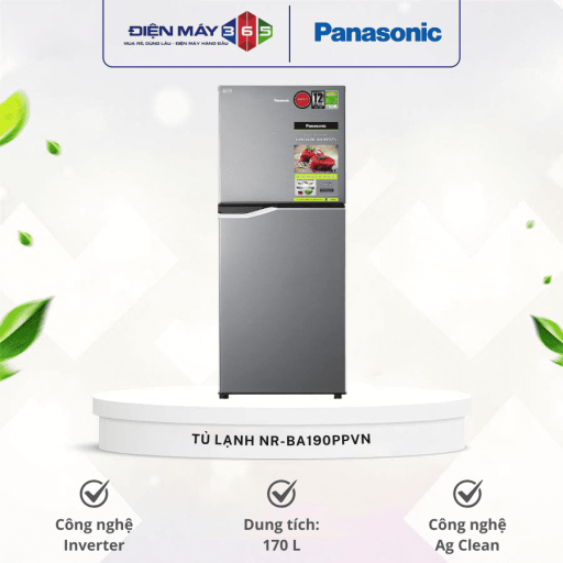 Tủ Lạnh 2 cánh Inverter 170 Lít Panasonic NR-BA190PPVN 10 tu lanh 2 canh inverter 170 lit panasonic nr ba190ppvn optimized