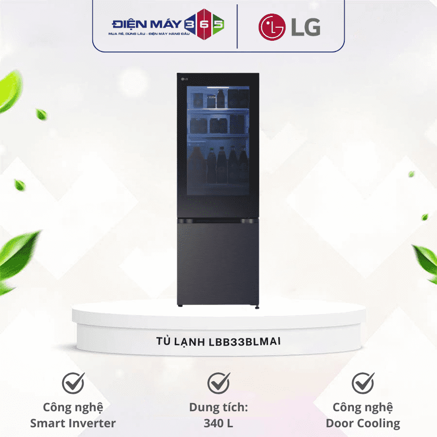 Tủ Lạnh 2 cánh Inverter 340 Lít LG LBB33BLMAI 3 Tủ Lạnh 2 cánh Inverter 340 Lít LG LBB33BLMAI