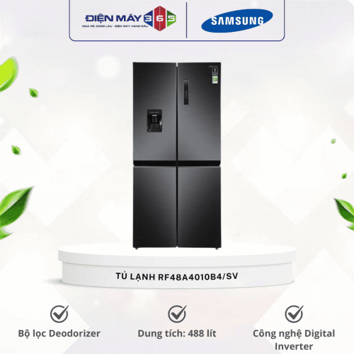 Tủ Lạnh 4 cánh Multi door 488 Lít Samsung RF48A4010B4/SV