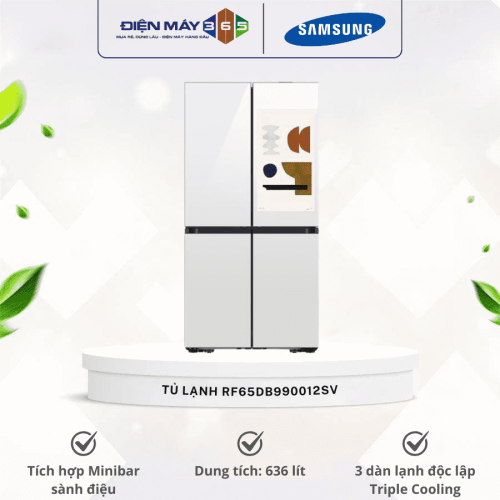 Tủ Lạnh 4 cánh Multi door Inverter 636 Lít Samsung RF65DB990012SV