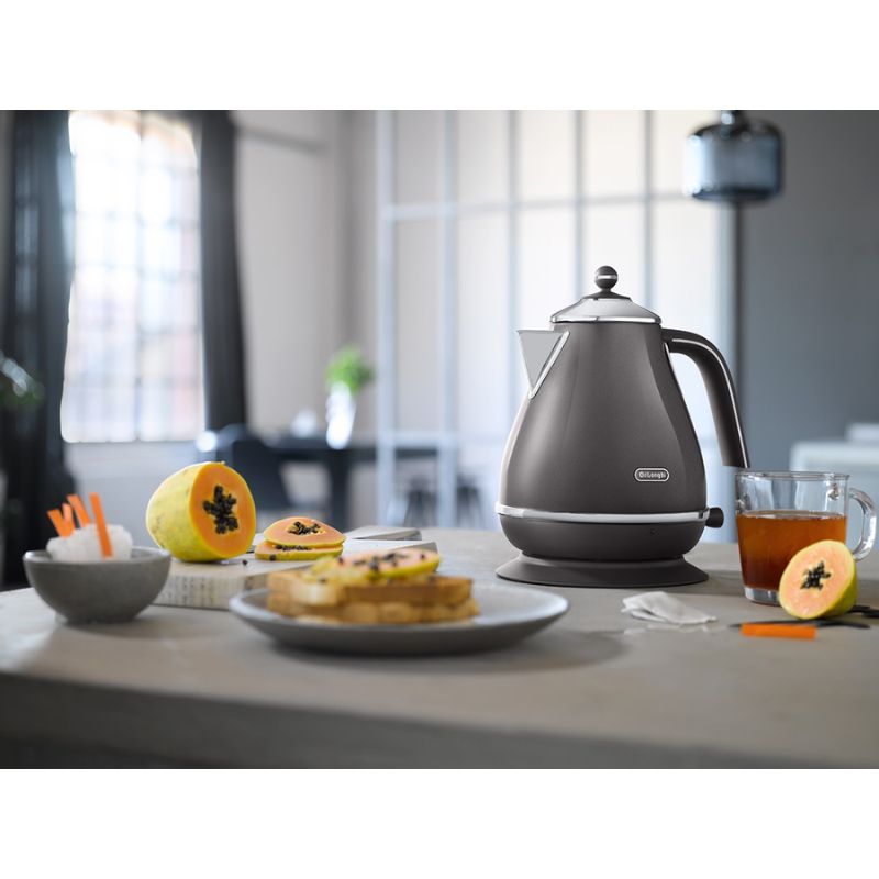Bình đun siêu tốc 1.7 lít Delonghi KBOT2001.GY 6 Ảnh bình đun siêu tốc 1.7 lít Delonghi KBOT2001.GY
