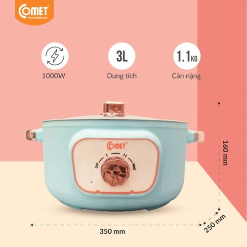 Ảnh nồi lẩu điện Comet CM7735 3.0 Lít