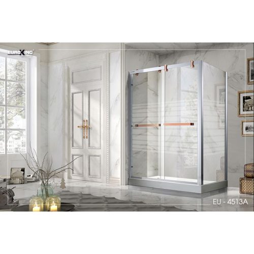 Phòng tắm vách kính EuroKing EU-4513A 900mm 6 Ảnh phòng tắm vách kính EuroKing EU-4513A 900mm