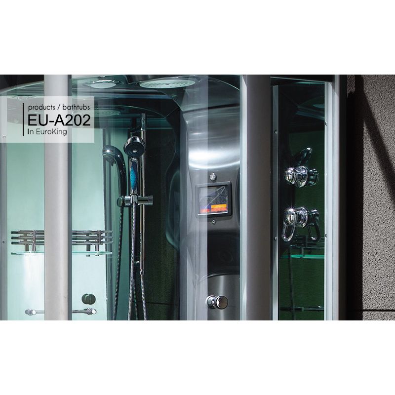 Phòng xông hơi Euroking EU-A202 Black 4 Ảnh phòng xông hơi Euroking EU-A202 Black