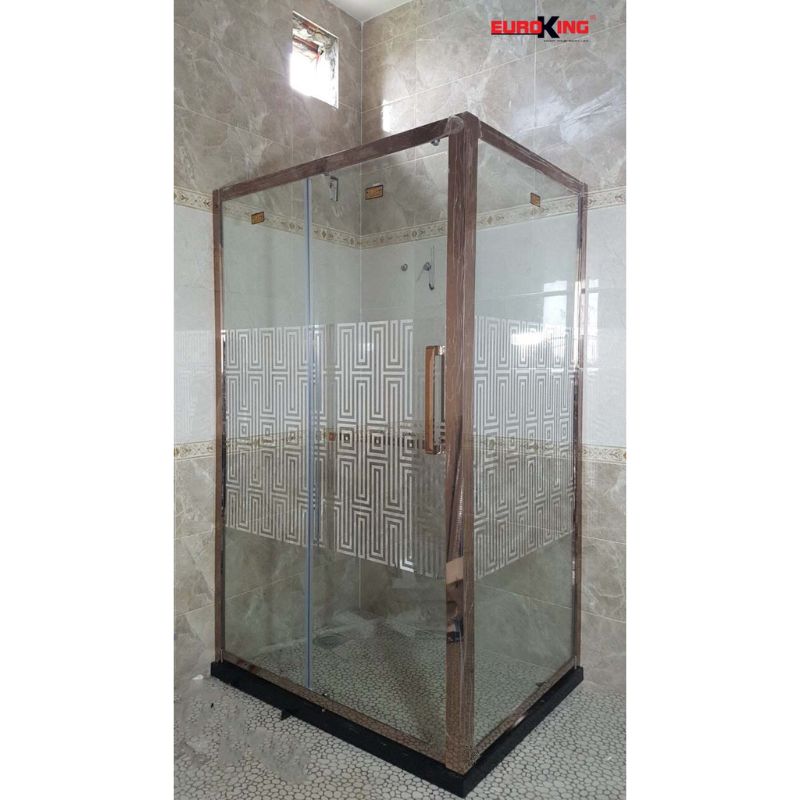 Phòng tắm vách kính Euroking EU-4520A 800mm 5 Ảnh thực tế phòng tắm vách kính Euroking EU-4520A 800mm