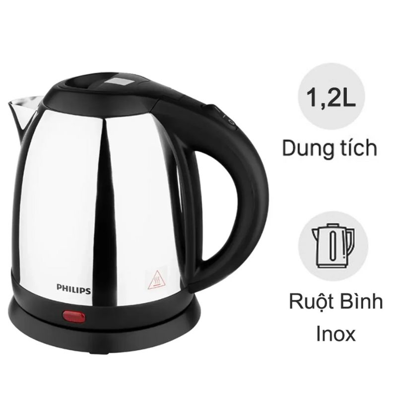 Bình đun siêu tốc 1.2 lít Philips HD9303 3 Bình đun siêu tốc 1.2 lít Philips HD9303