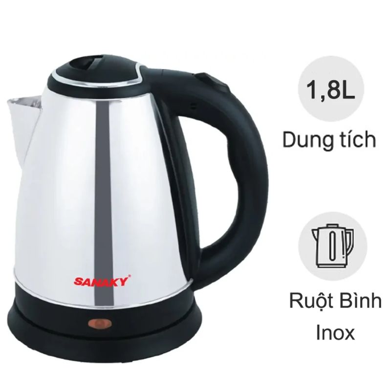 Bình đun siêu tốc 1.8 lít Sanaky SNK-18NS 3 Bình đun siêu tốc 1.8 lít Sanaky SNK-18NS