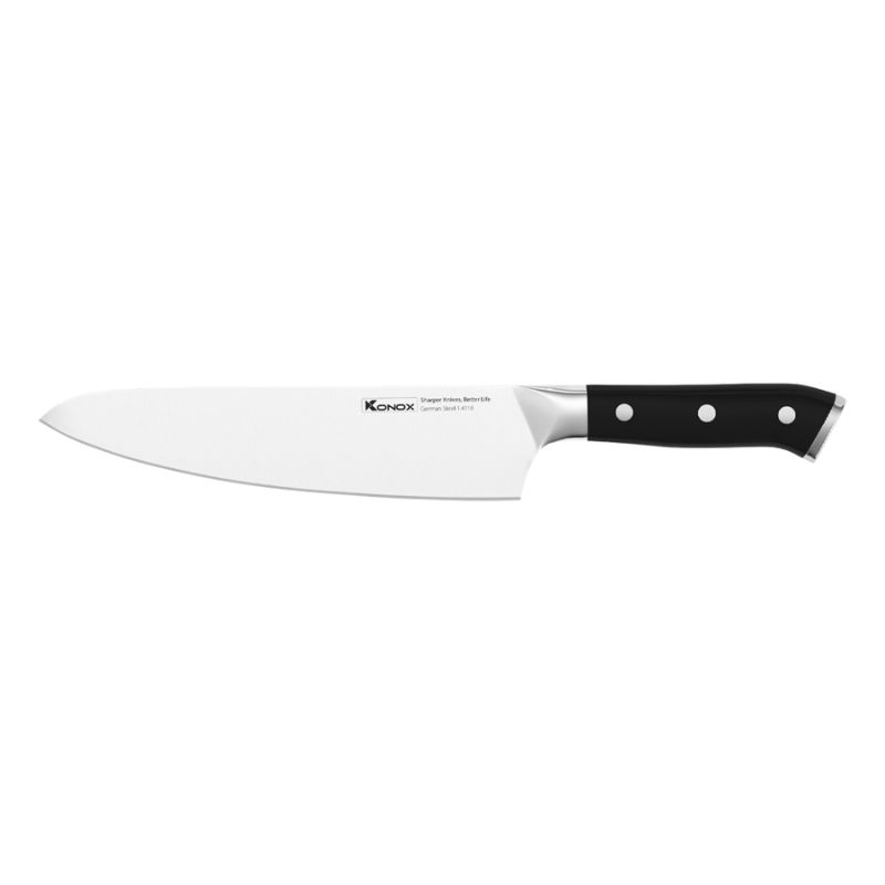 Dao đầu bếp thép Đức Konox Emmitt Series 8″ Chef Knife 3 Dao đầu bếp thép Đức Konox Emmitt Series 8″ Chef Knife