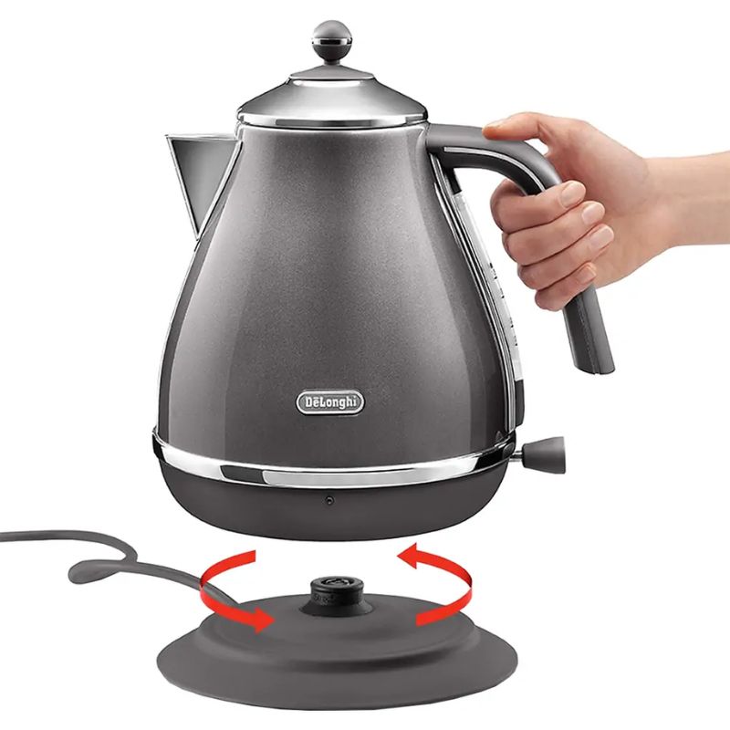 Bình đun siêu tốc 1.7 lít Delonghi KBOT2001.GY 7 Đế bình đun siêu tốc 1.7 lít Delonghi KBOT2001.GY
