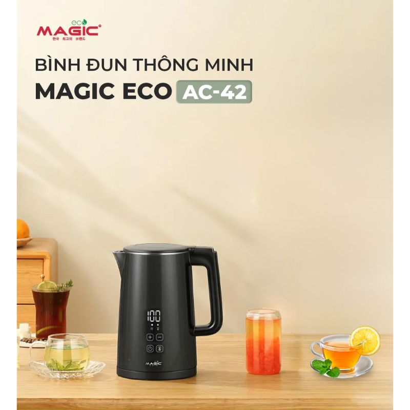 Bình đun siêu tốc Magic Eco 1.7 Lít AC-42 4 Hình ảnh bình đun siêu tốc Magic Eco 1.7 Lít AC-42