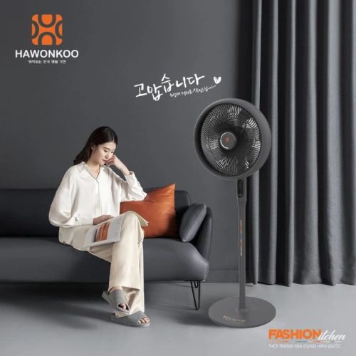Quạt điện Hawonkoo FDH-012-SPEED24-GR 8 Hình ảnh quạt điện Hawonkoo FDH-012-SPEED24-GR