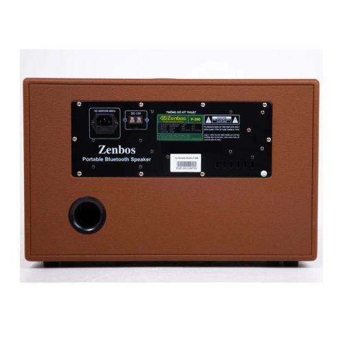 Loa Karaoke Xách Tay Zenbos P-300 7 Mặt sau Loa Karaoke Xách Tay Zenbos P-300