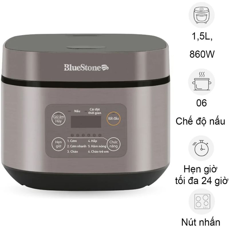 Nồi cơm điện tử BlueStone RCB-5946 1.5 Lít 3 Nồi cơm điện tử BlueStone RCB-5946 1.5 Lít