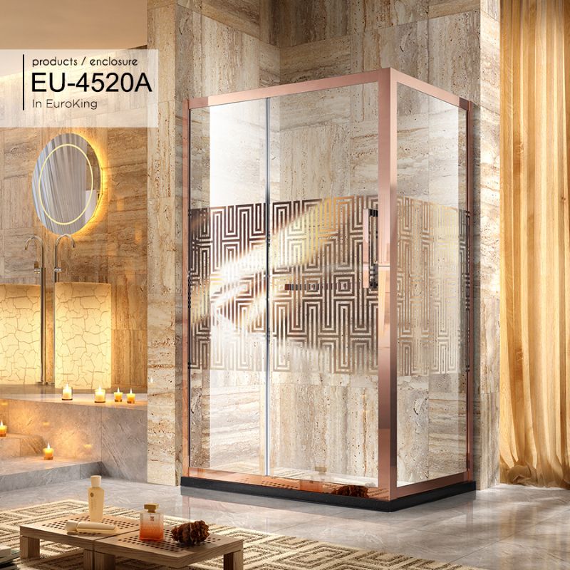 Phòng tắm vách kính Euroking EU-4520A 800mm 3 Phòng tắm vách kính Euroking EU-4520A 800mm