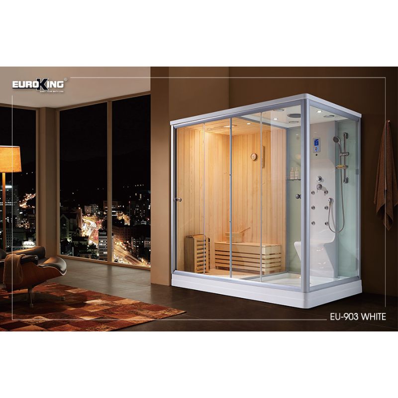 Phòng xông hơi Euroking EU-A903R White 3 Phòng xông hơi Euroking EU-A903R White