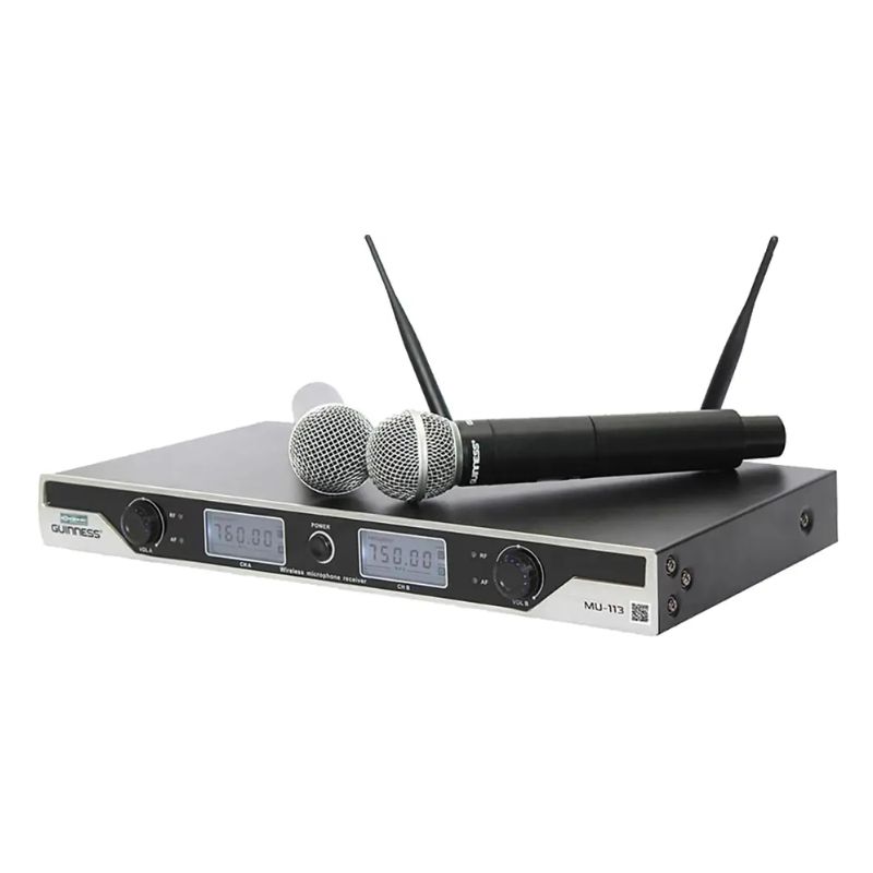 Micro Không Dây Guinness MU-113 3 Ảnh Micro Không Dây Guinness MU-113