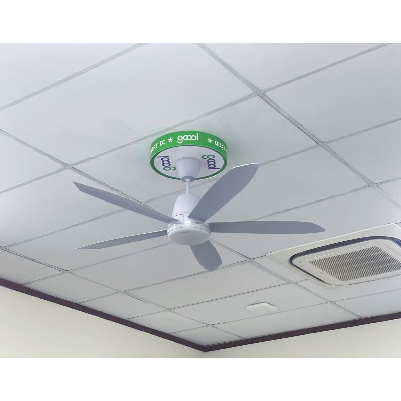 Quạt trần Gcool Copter 05 RL VN011402509 Ghi Bạc 5 Ảnh thực tế quạt trần Gcool Copter 05 RL VN011402509 Ghi Bạc