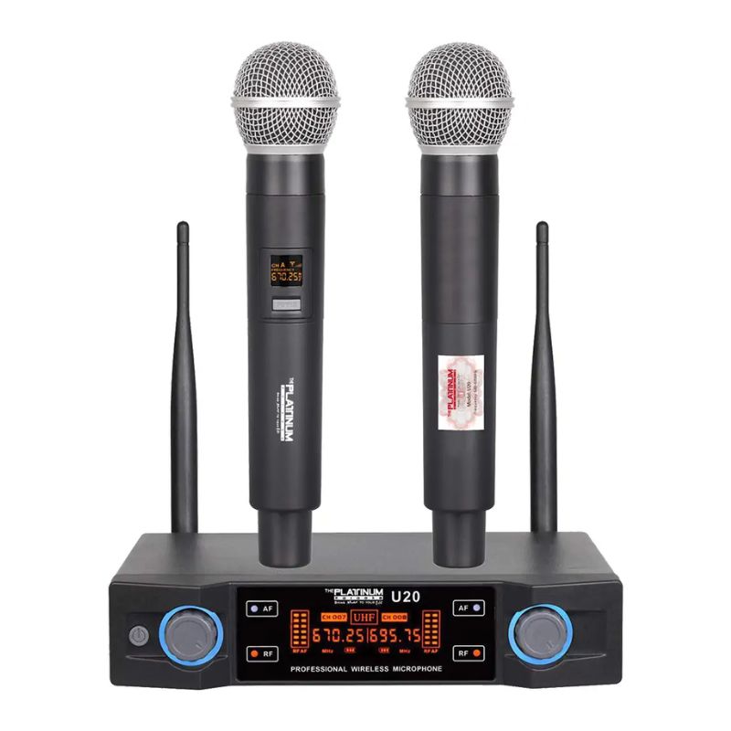 Bộ Micro Không Dây Platinum U20 3 Bộ Micro Không Dây Platinum U20