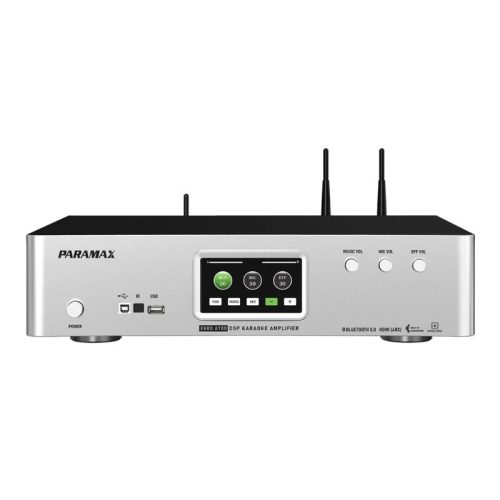 Amply Karaoke Tích Hợp Vang Số Và Micro Không Dây Paramax EURO A700 (Silver) 6 Hình ảnh Amply Karaoke Tích Hợp Vang Số Và Micro Không Dây Paramax EURO A700 (Silver)