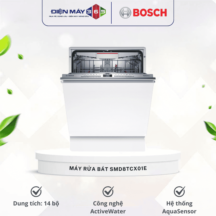 Máy rửa bát Bosch SMD8TCX01E 3 Máy rửa bát Bosch SMD8TCX01E