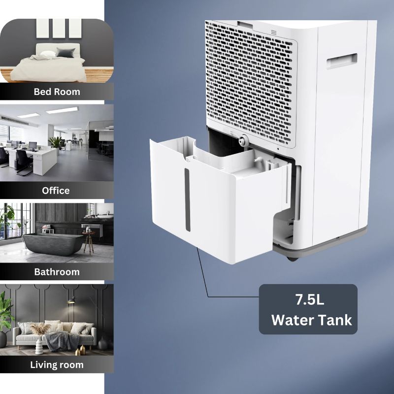 Máy hút ẩm Steiger STG - 860DW 6 Ngăn nước máy hút ẩm Steiger STG - 860DW
