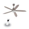 Quạt trần Gcool Copter 05 RL VN011402510 Nâu 2 Quạt trần Gcool Copter 05 RL VN011402510 Nâu