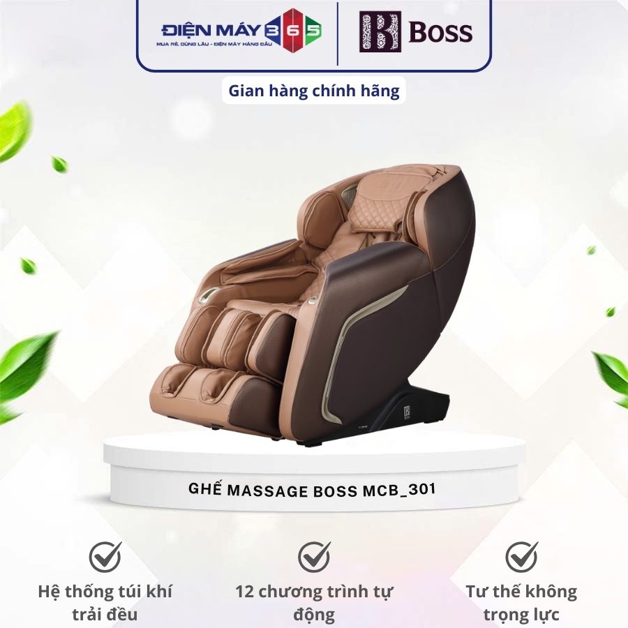 Ghế massage Boss MCB-301 3 Ghế massage Boss MCB-301