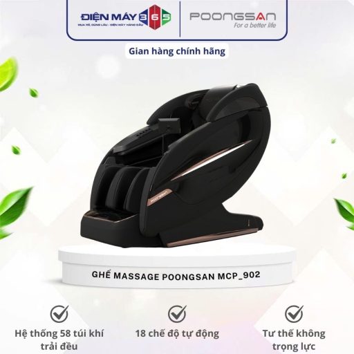 Ghế massage Poongsan MCP-902 8 Ghe massage Poongsan MCP 902