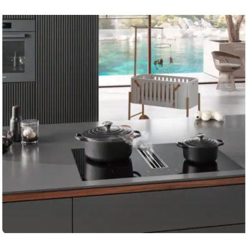 Ảnh bếp từ kết hợp hút mùi Miele 4 vùng nấu KMDA 7272 FL-U lắp âm