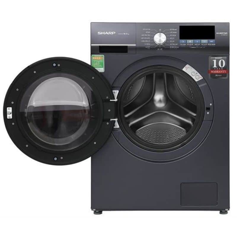 Máy giặt Sharp Inverter 9 kg ES-FM90CB-SB 4 Ảnh Máy giặt Sharp Inverter 9 kg ES-FM90CB-SB