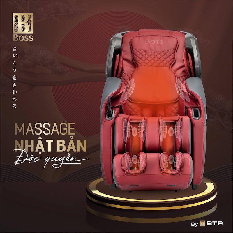 Ghế massage Boss MCB-700 5 Hình ảnh ghế massage Boss MCB-700