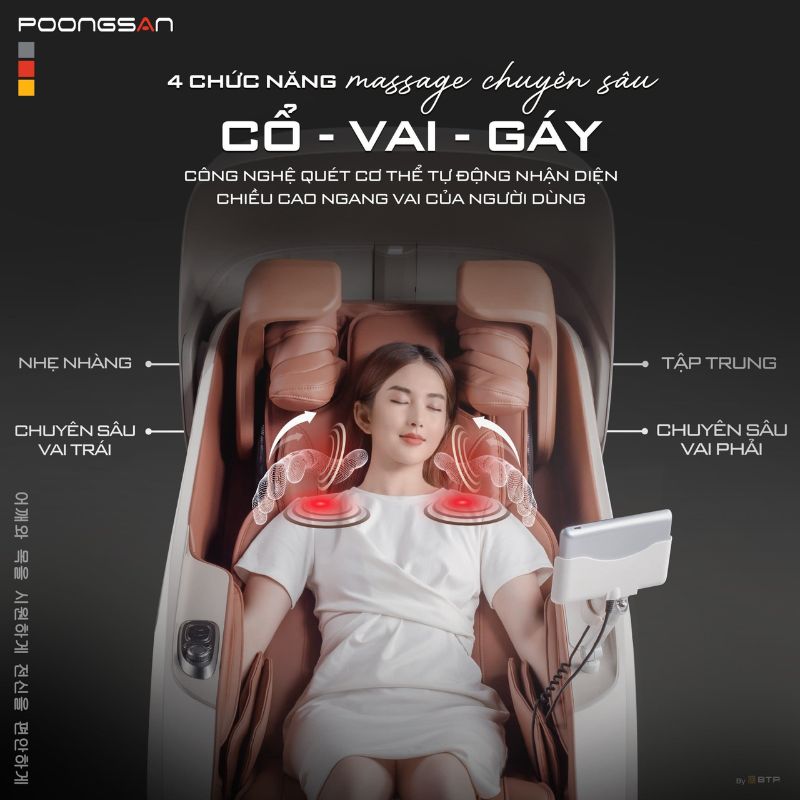 Ghế massage Poongsan MCP-906 5 Hình ảnh ghế massage Poongsan MCP-906