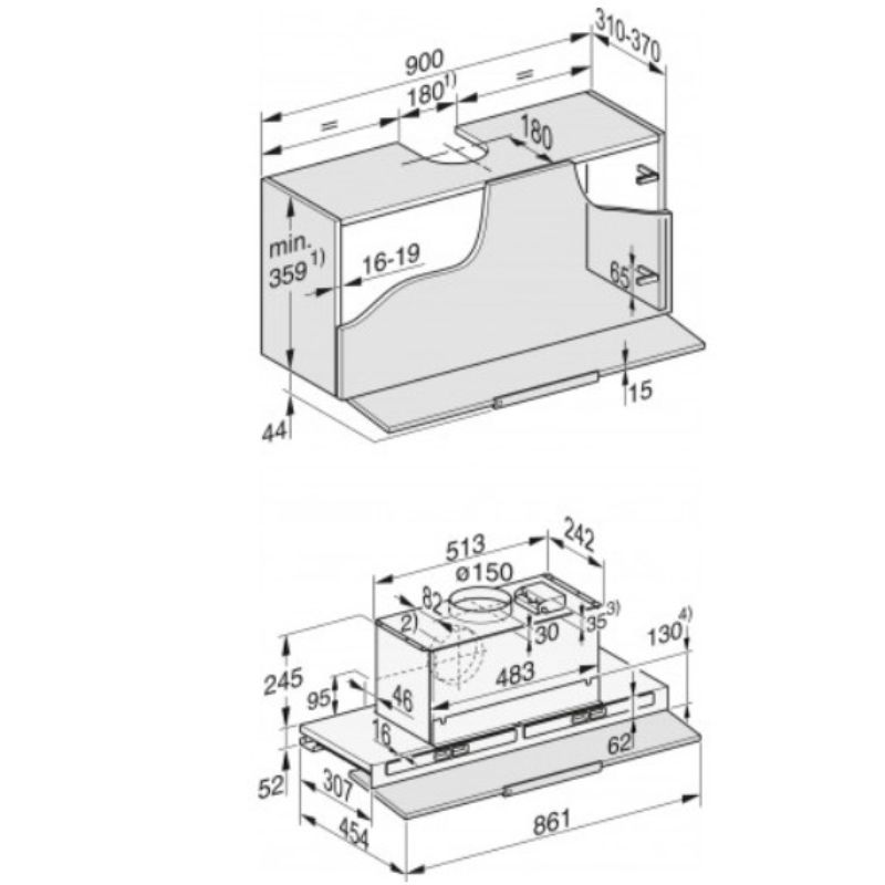 Máy hút mùi âm tủ Miele DAS 8930 EDST 5 Ảnh máy hút mùi âm tủ Miele DAS 8930 EDST