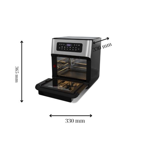 Nồi chiên không dầu Hawonkoo AFH-101-TL 7 Kích thước nồi chiên không dầu Hawonkoo AFH-101-TL