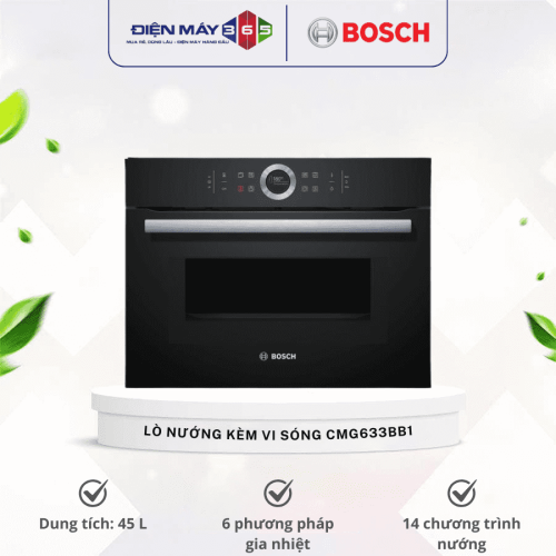 Lò nướng kèm vi sóng Bosch CMG633BB1