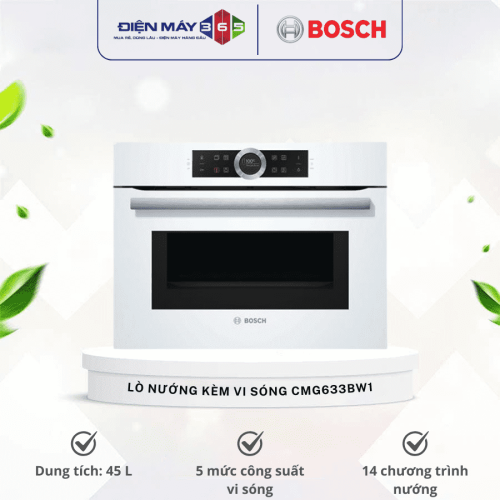 Lò nướng kèm vi sóng Bosch CMG633BW1